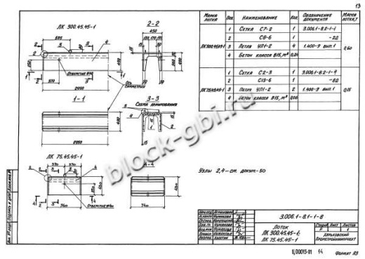Лоток ЛК 300.45.45-1