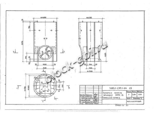 Рабочая камера колодца РКФК15