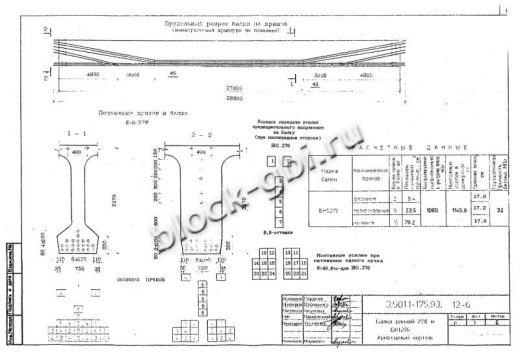 Балка мостовая БН 1.276-К1