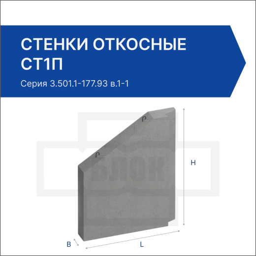 Стенки откосные СТ1п