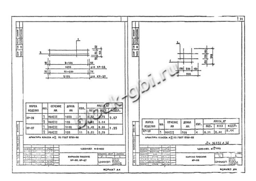 Диафрагма жесткости 1ДП 30.36