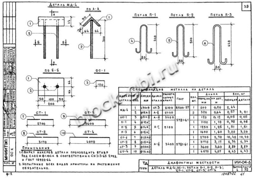 Диафрагма жесткости В-28-33п