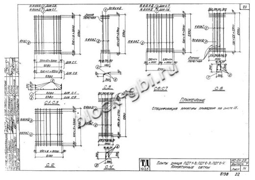 Плита днища тоннелей ПДТ 2-3