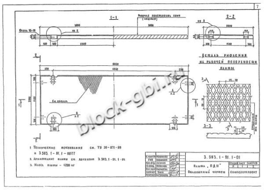 Плита ПДН 2-2