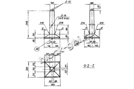 Фундамент Ф2-2