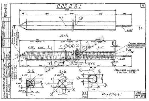 Свая С 25-2-8-1