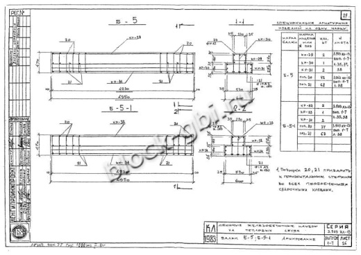 Балка камеры футерованная Б-5-1-фут Балка камеры футерованная Б-5-1-фут
