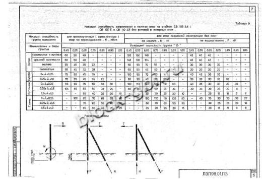 Промежуточная опора П10-9