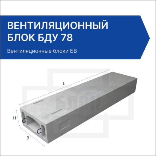 Вентиляционный блок БДУ 78