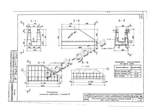 Лоток междушпальный ЛЖН-0.5-1.0