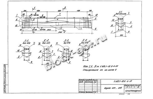 Ригель РЛ1-1-2