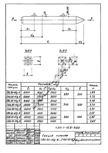 Свая С 280.35-Св.ВП